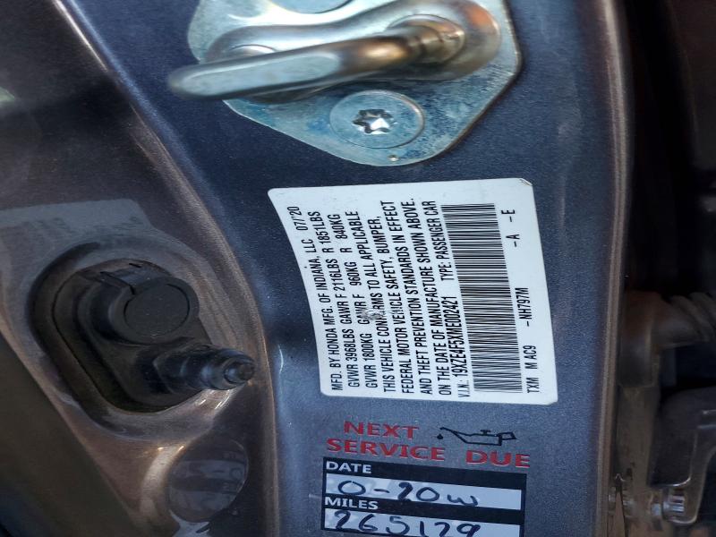 Продажа на аукционе авто 2021 Honda Insight, vin: 19XZE4F5XME002421, номер лота: 70851806