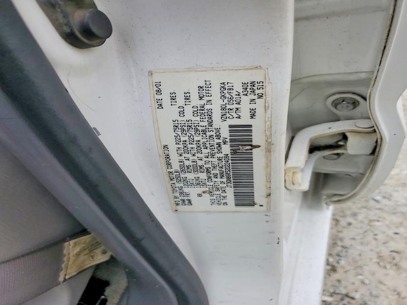 Продаж на аукціоні авто 2002 Toyota 4runner, vin: JT3GN86R520224084, номер лоту: 70440896