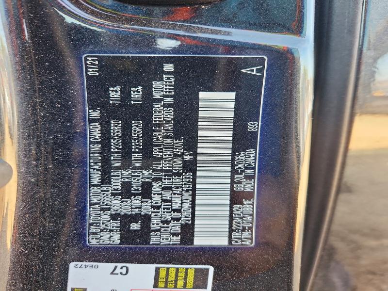 67669646 :رقم المزاد ، 2T2HZMAAXMC197936 vin ، 2021 Lexus Rx مزاد بيع