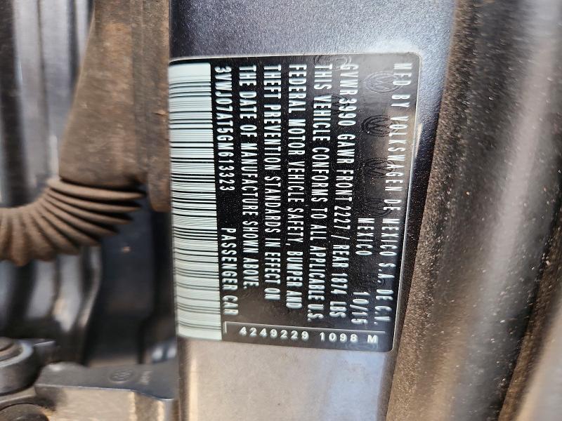 69248466 :رقم المزاد ، 3VWJ07AT5GM613323 vin ، 2016 Volkswagen Beetle مزاد بيع