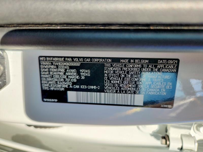 Продажа на аукционе авто 2022 Volvo Xc40, vin: YV4162UM0N2668997, номер лота: 69042926