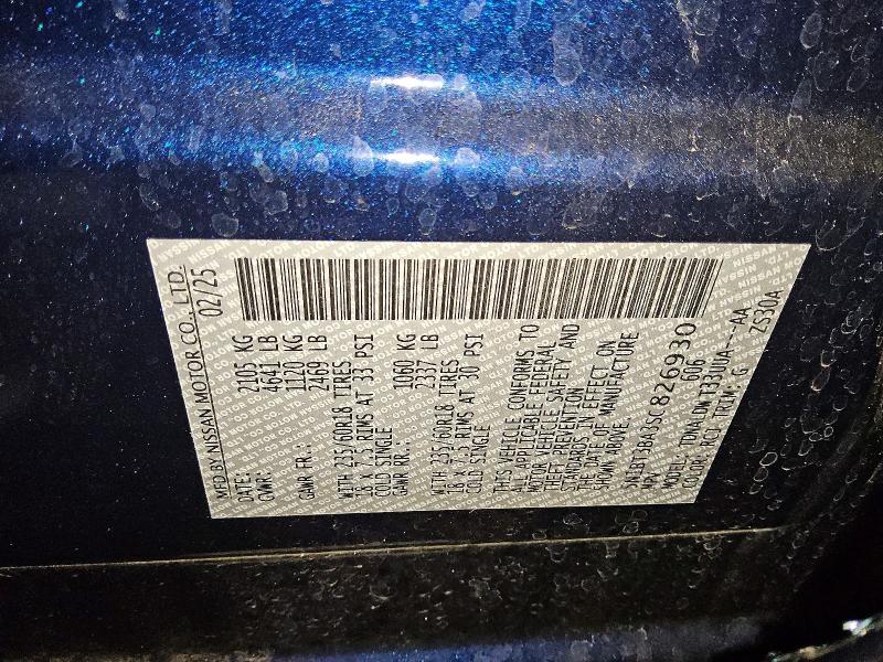 2025 Nissan Rogue მანქანა იყიდება აუქციონზე, vin: 5N1BT3BA3SC826930, აუქციონის ნომერი: 68846836