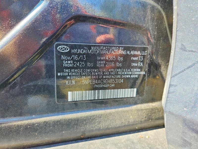 Продажа на аукционе авто 2014 Hyundai Sonata, vin: 5NPEB4AC9EH853104, номер лота: 67676576