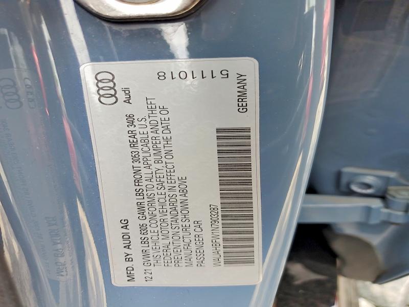 Продаж на аукціоні авто 2022 Audi Rs E-tron Gt, vin: WAUAHBFW1N7903287, номер лоту: 67990536