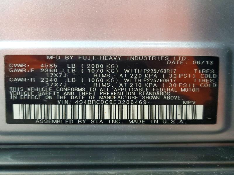Продаж на аукціоні авто 2014 Subaru Outback, vin: 4S4BRCDC9E3206469, номер лоту: 68485286