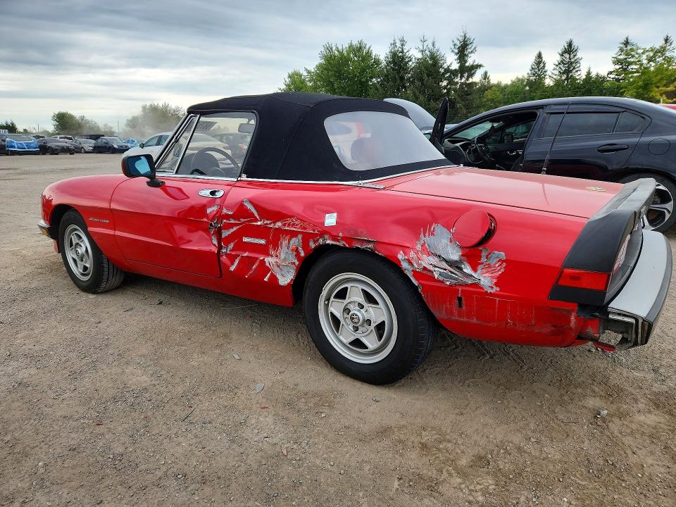 68751416 :رقم المزاد ، ZARBA5585H1048848 vin ، 1987 Alfa Romeo Spider مزاد بيع
