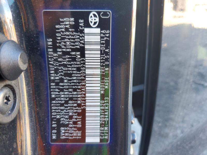 67782686 :رقم المزاد ، 5YFEPRAE8LP096213 vin ، 2020 Toyota Corolla مزاد بيع