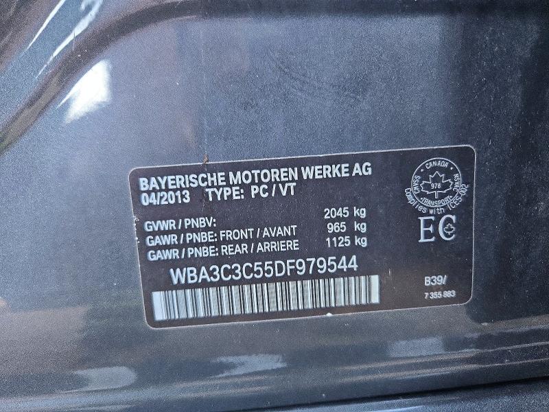 Продажа на аукционе авто 2013 Bmw 320, vin: WBA3C3C55DF979544, номер лота: 68507636