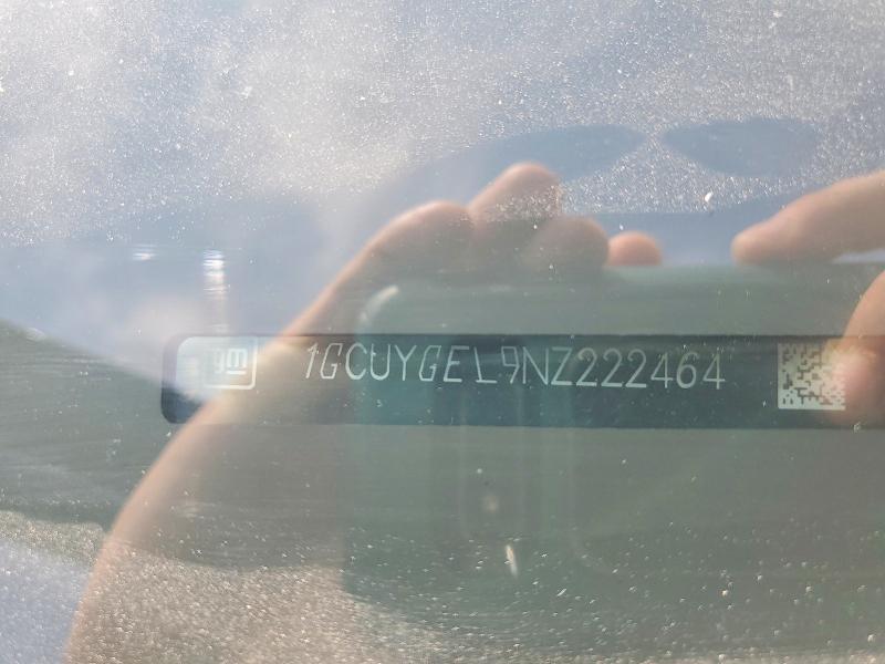68603846 :رقم المزاد ، 1GCUYGEL9NZ222464 vin ، 2022 Chevrolet Silverado Ltd مزاد بيع