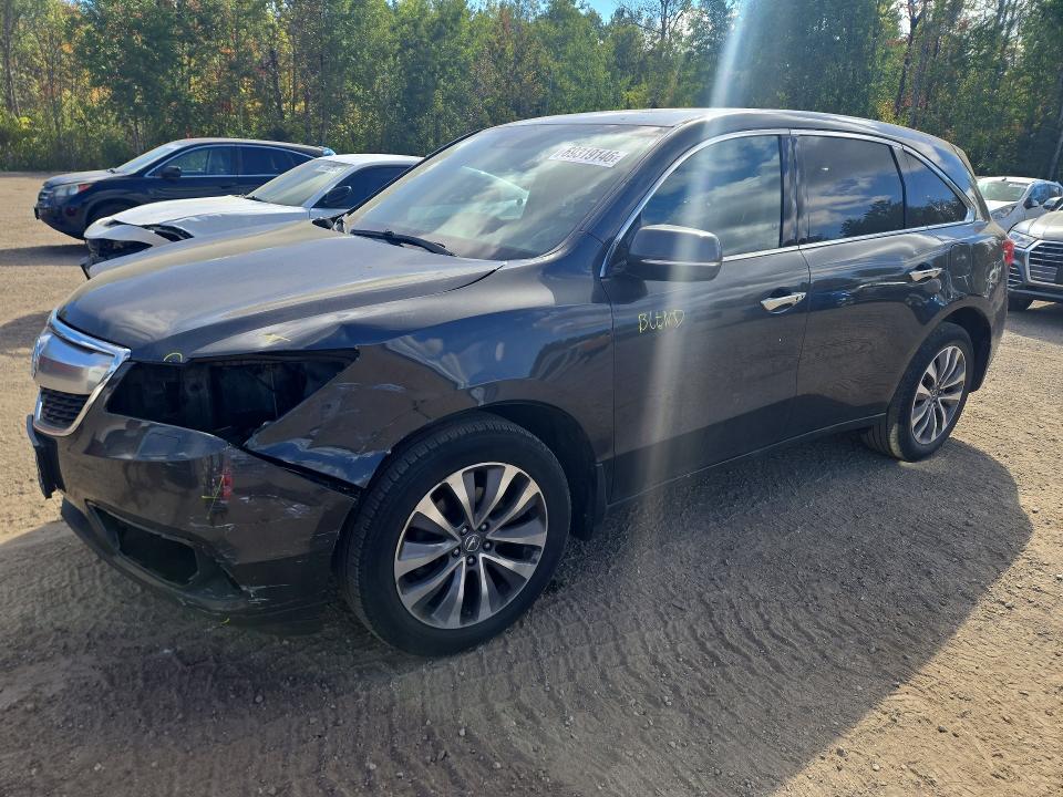 69319146 :رقم المزاد ، 5FRYD4H6XFB502983 vin ، 2015 Acura Mdx مزاد بيع