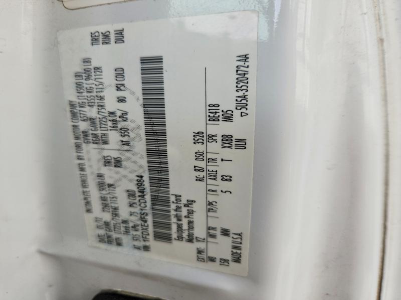 70479816 :رقم المزاد ، 1FDXE4FS1CDA40984 vin ، 2013 Ford Majestic مزاد بيع