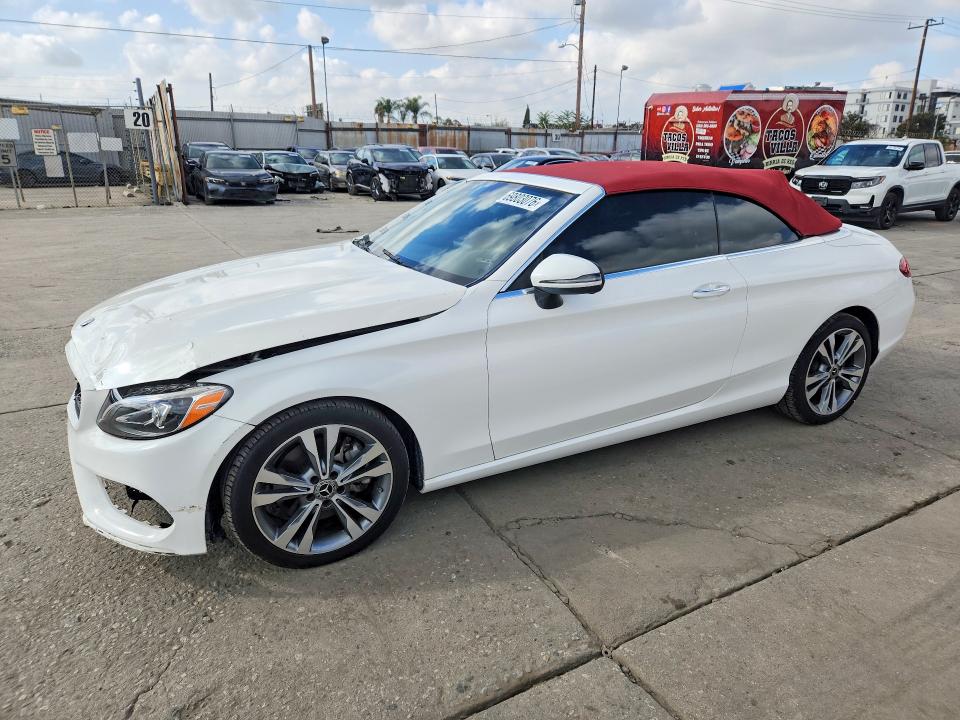 69803076 :رقم المزاد ، WDDWK4JB0JF669157 vin ، 2018 Mercedes-benz C مزاد بيع