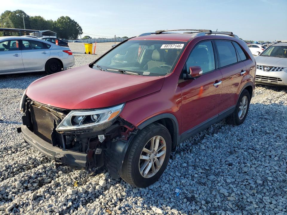 2014 Kia Sorento მანქანა იყიდება აუქციონზე, vin: 5XYKT4A62EG436781, აუქციონის ნომერი: 68757146