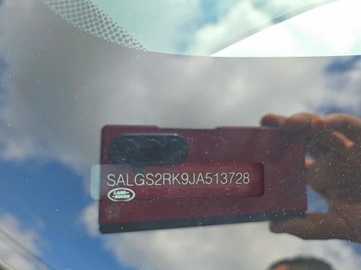68393146 :رقم المزاد ، SALGS2RK9JA513728 vin ، 2018 Land Rover Range Rover مزاد بيع