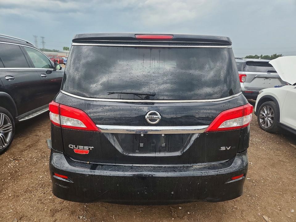 2013 Nissan Quest მანქანა იყიდება აუქციონზე, vin: JN8AE2KP3D9063997, აუქციონის ნომერი: 68513386