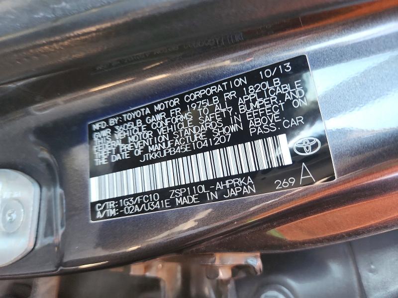 Aukcja sprzedaży 2014 Scion Xd, vin: JTKKUPB45E1041207, numer aukcji: 68835876