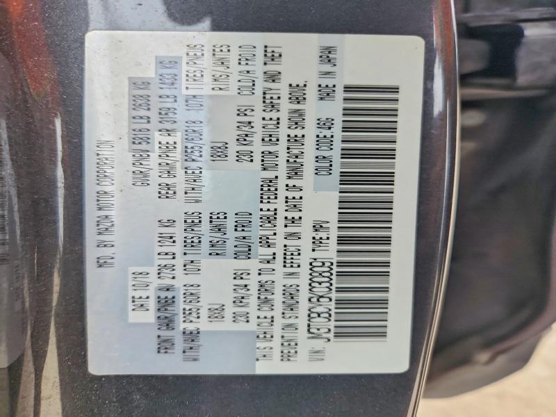 69643846 :رقم المزاد ، JM3TCBCY6K0308091 vin ، 2019 Mazda Cx-9 مزاد بيع