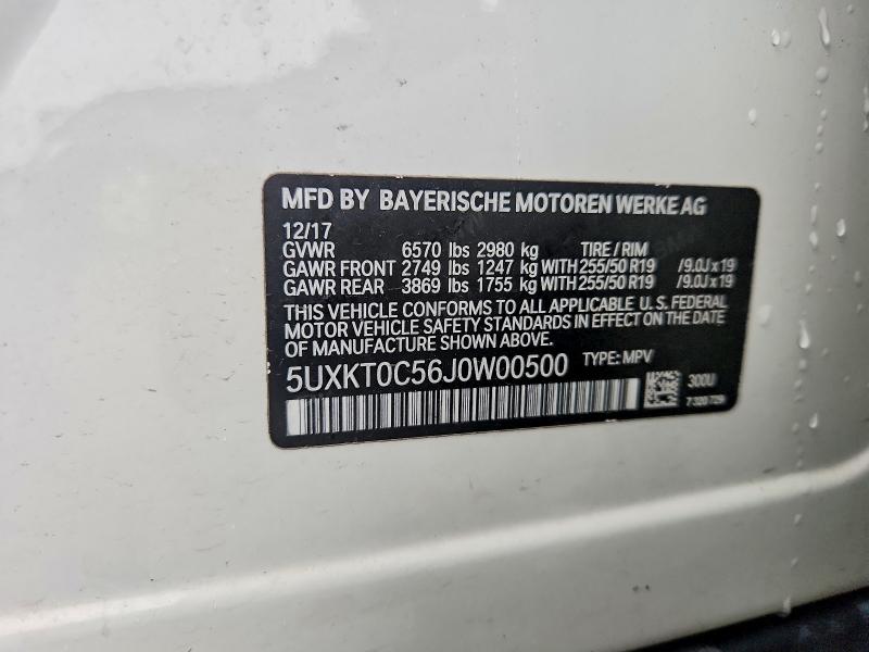 Продаж на аукціоні авто 2018 Bmw X5, vin: 5UXKT0C56J0W00500, номер лоту: 66566596