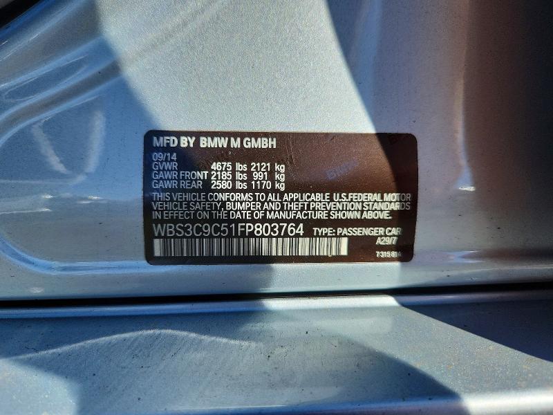 Продажа на аукционе авто 2015 Bmw M3, vin: WBS3C9C51FP803764, номер лота: 67536846