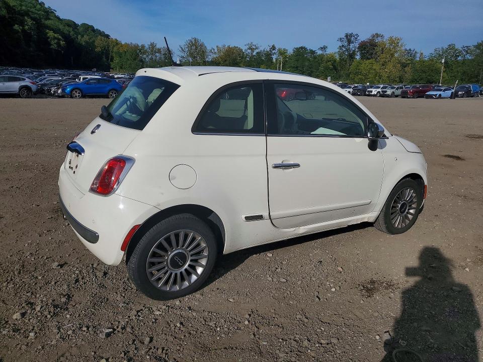 70290066 :رقم المزاد ، 3C3CFFCR9CT106385 vin ، 2012 Fiat 500 مزاد بيع