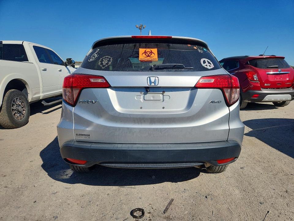 2016 Honda Hr-v მანქანა იყიდება აუქციონზე, vin: 3CZRU6H50GM726845, აუქციონის ნომერი: 70717766