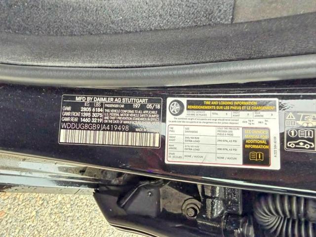 70834516 :رقم المزاد ، WDDUG8GB9JA419498 vin ، 2018 Mercedes-benz S مزاد بيع