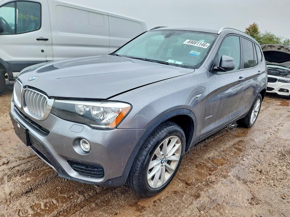 2017 Bmw X3 მანქანა იყიდება აუქციონზე, vin: 5UXWX9C31H0W74183, აუქციონის ნომერი: 69081146