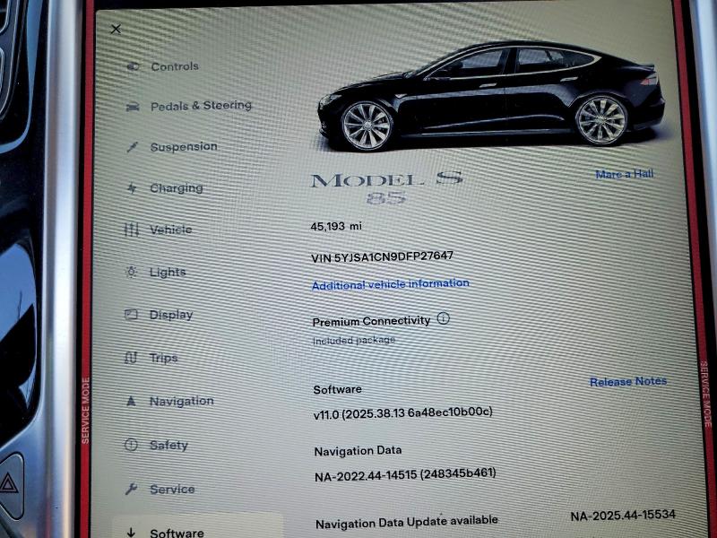 Aukcja sprzedaży 2013 Tesla Model S, vin: 5YJSA1CN9DFP27647, numer aukcji: 70147366