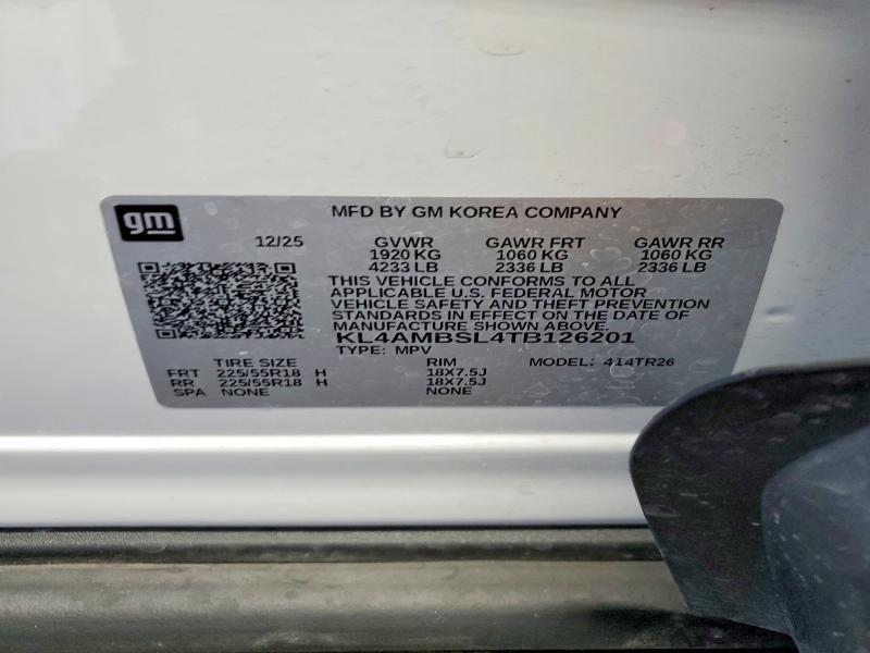 Aukcja sprzedaży 2026 Buick Encore Gx, vin: KL4AMBSL4TB126201, numer aukcji: 68800416