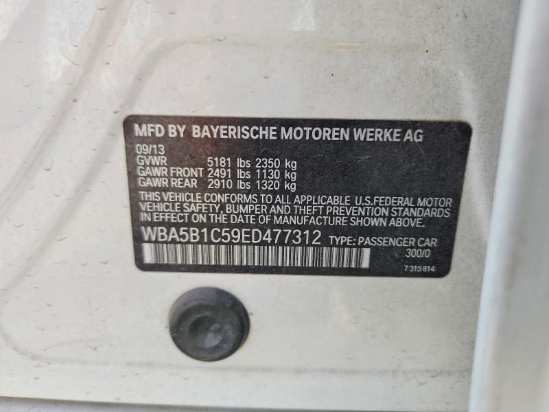 67756806 :رقم المزاد ، WBA5B1C59ED477312 vin ، 2014 Bmw 535 مزاد بيع