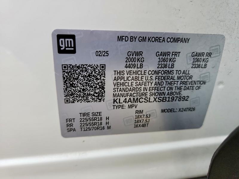 69385276 :رقم المزاد ، KL4AMCSLXSB197892 vin ، 2025 Buick Encore Gx مزاد بيع