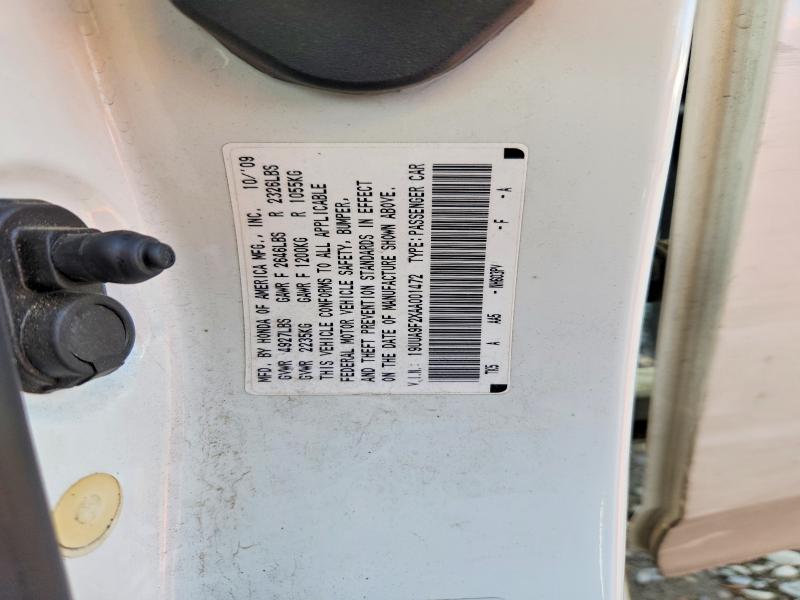 69166996 :رقم المزاد ، 19UUA9F2XAA001472 vin ، 2010 Acura Tl مزاد بيع