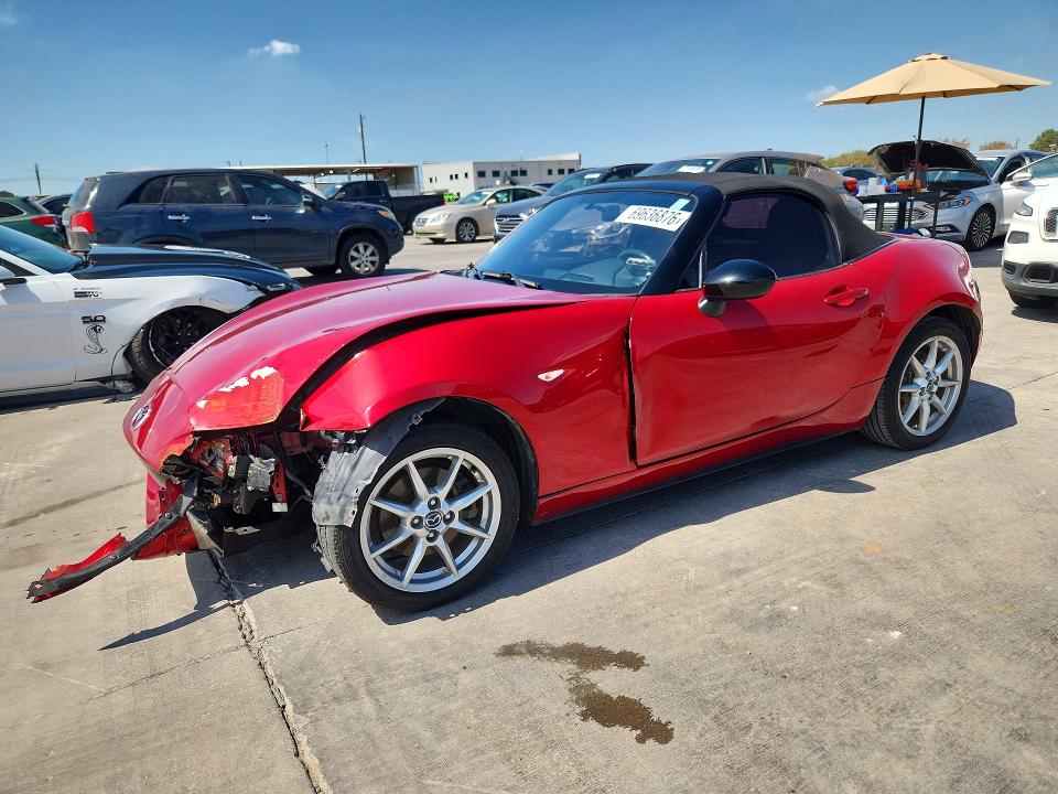 2016 Mazda Mx-5 Miata მანქანა იყიდება აუქციონზე, vin: JM1NDAB75G0107596, აუქციონის ნომერი: 69636876