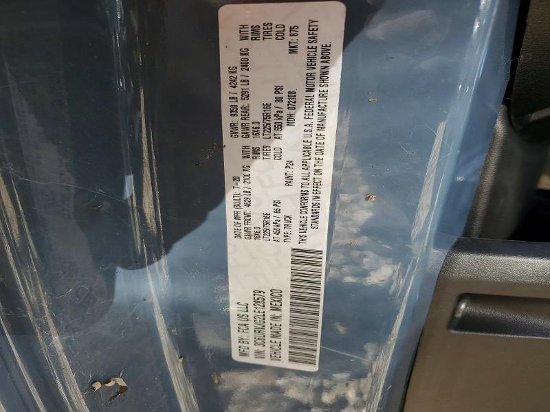 Aukcja sprzedaży 2020 Ram Promaster 3500, vin: 3C6URVJG2LE128579, numer aukcji: 67044586