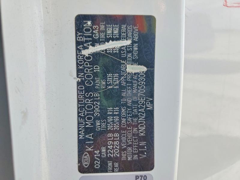 Продаж на аукціоні авто 2014 Kia Soul, vin: KNDJN2A29E7059306, номер лоту: 68894036