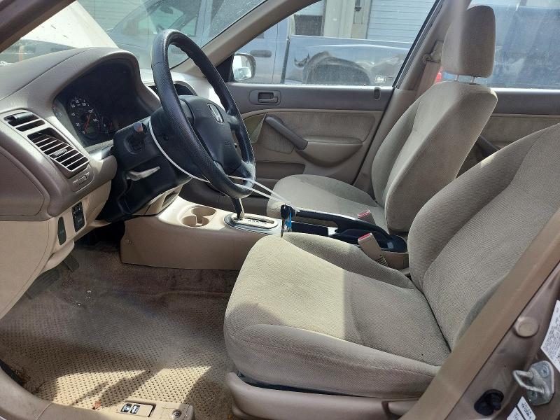 70499986 :رقم المزاد ، 2HGES16571H575865 vin ، 2001 Honda Civic مزاد بيع