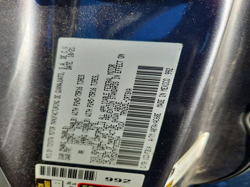 2022 Toyota Tacoma მანქანა იყიდება აუქციონზე, vin: 3TYRX5GN7NT035564, აუქციონის ნომერი: 67963136