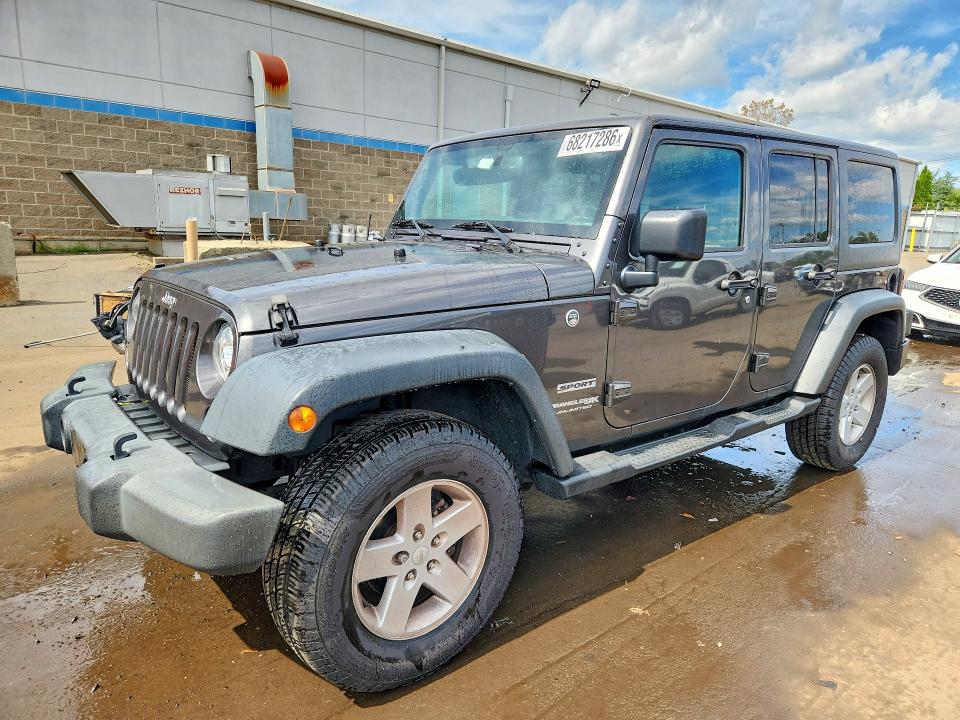 2018 Jeep Wrangler Unlimited მანქანა იყიდება აუქციონზე, vin: 1C4HJWDGXJL814389, აუქციონის ნომერი: 68217286