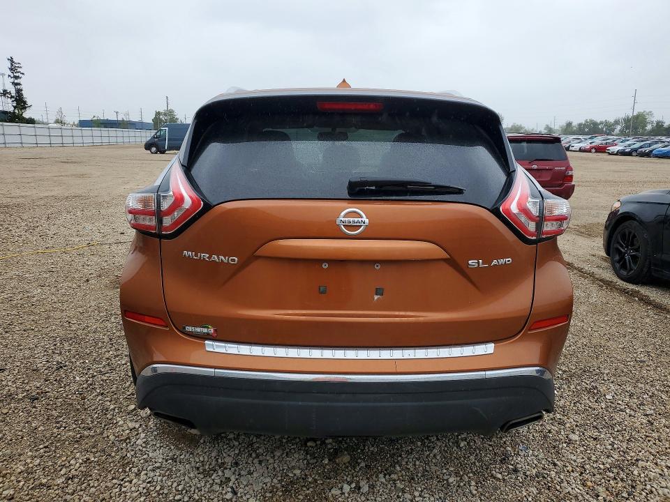 2015 Nissan Murano მანქანა იყიდება აუქციონზე, vin: 5N1AZ2MH9FN286475, აუქციონის ნომერი: 69571376