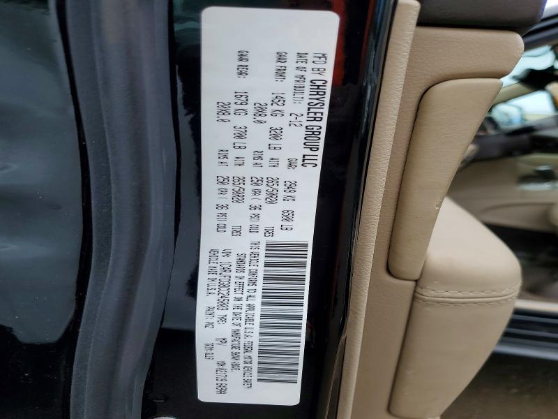 69167926 :رقم المزاد ، 1C4RJFCG8CC245003 vin ، 2012 Jeep Grand Cherokee مزاد بيع