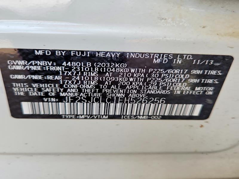 69377946 :رقم المزاد ، JF2SJCLC1EH526256 vin ، 2014 Subaru Forester مزاد بيع