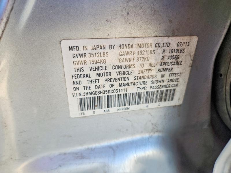 Продажа на аукционе авто 2013 Honda Fit, vin: JHMGE8H35DC061411, номер лота: 69892936