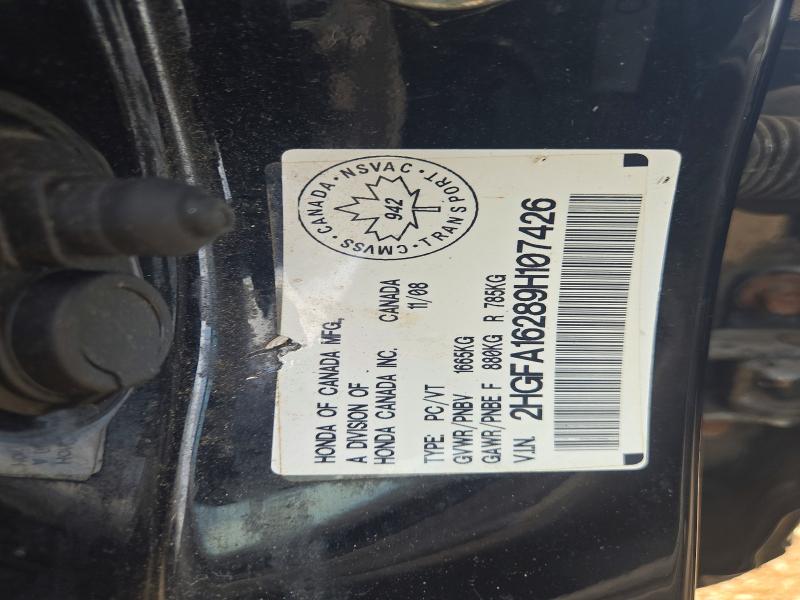 Aukcja sprzedaży 2009 Honda Civic, vin: 2HGFA16289H107426, numer aukcji: 67117496