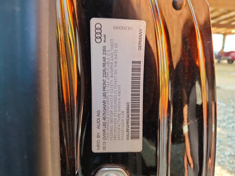 Продажа на аукционе авто 2013 Audi A5, vin: WAURFAFR5DA068843, номер лота: 68095196
