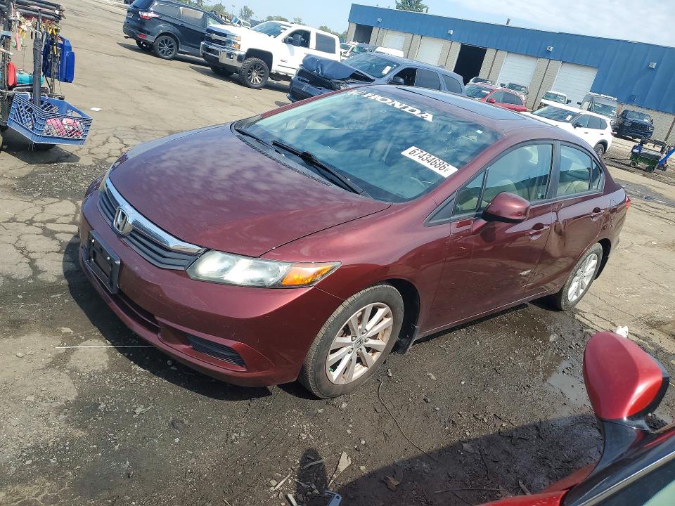 Продаж на аукціоні авто 2012 Honda Civic, vin: 19XFB2F81CE098013, номер лоту: 67434686