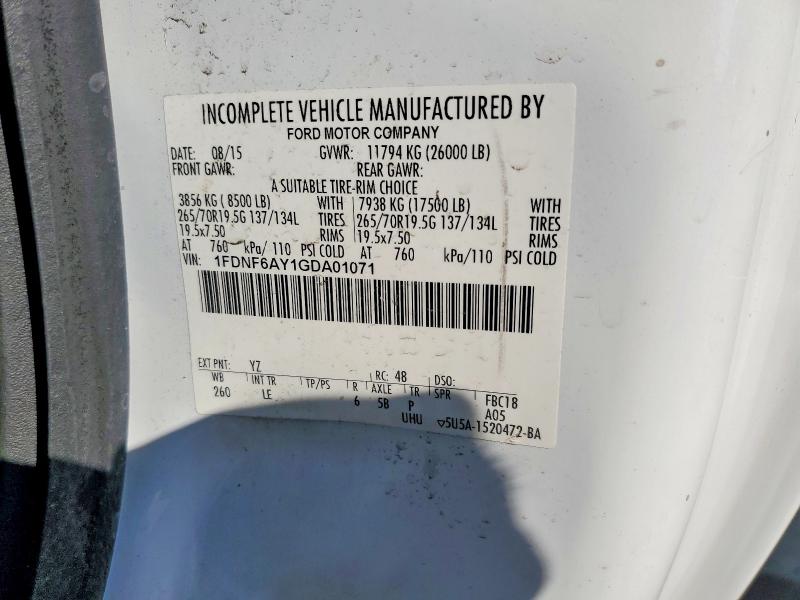 Aukcja sprzedaży 2016 Ford F650, vin: 1FDNF6AY1GDA01071, numer aukcji: 67129766