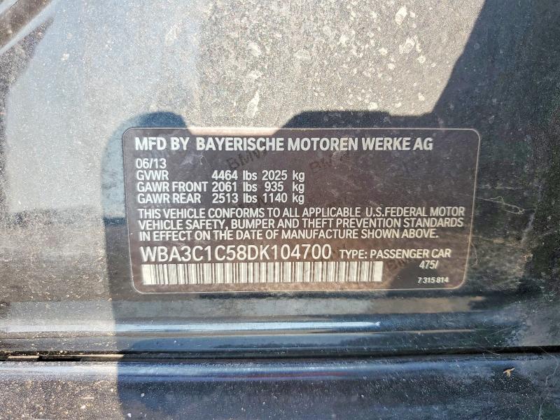 Aukcja sprzedaży 2013 Bmw 328, vin: WBA3C1C58DK104700, numer aukcji: 67221736