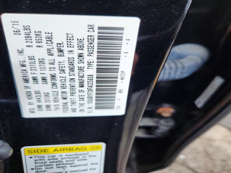 Auction sale of the 2015 Acura Tlx, vin: 19UUB1F3XFA025608, lot number: 70913696