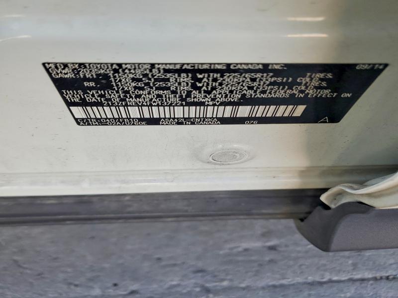 Продажа на аукционе авто 2015 Toyota Rav4, vin: 2T3ZFREV4FW137221, номер лота: 70793236