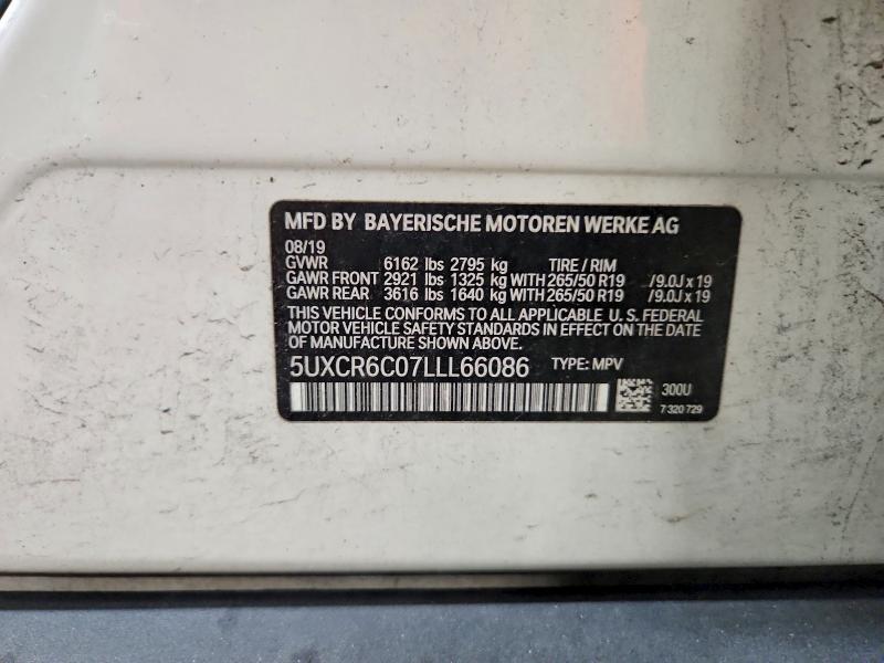 Продажа на аукционе авто 2020 Bmw X5, vin: 5UXCR6C07LLL66086, номер лота: 70602406